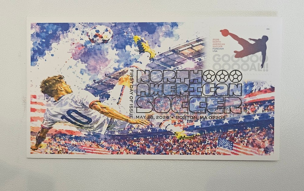 2026 First Day Cover USA World Cup Soccer North America FDC Canada Mexico