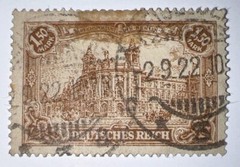 Travelstamps: Germany Stamp Architecture – 1.50m Used Handstamped