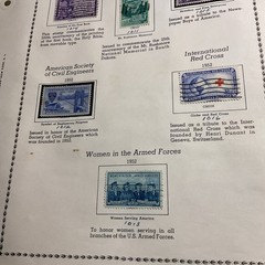 U.S.-(-1952-1953-)-HISTORICAL EVENTS-lot Of 19- Stamps-ON ALBUM PAGE-USED-#30