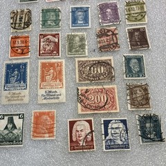 26 USED/HR mixed Deutsches Reich/Germany/Bayern Stamps; 1933- 1945; $1 Ships.