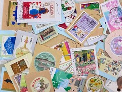 STAMP JAPAN 2019-2014 latest 200g lot ON paper kiloware SALE!