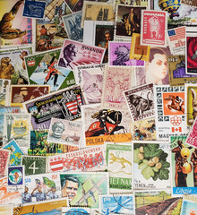 150 Worldwide Stamps -All Different Views & Sizes-Large Medium & Small Stamps