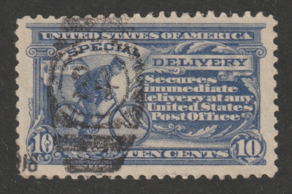 Scott # E11, Used, VF, 10¢ Special Delivery, 1917, Full Original Gum