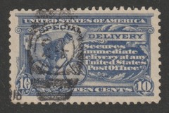 Scott # E11, Used, VF, 10¢ Special Delivery, 1917, Full Original Gum