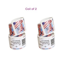 New Sealed Coil of 2, 2 Rolls 2022 Fast Free Shipping Totally 200pcs