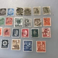 22 (USED/few MLH) Vintage Deutsches Reich/Germany Stamps; 1933- 1945; $1 Ships.