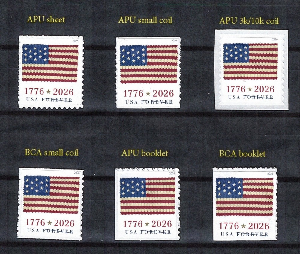 #6106 – 6111 2026 Flag set/6 – MNH