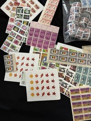 huge lot of US stamps discount postage Face Value FV $600+ xmas flowers sheets