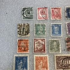 26 USED/HR mixed Deutsches Reich/Germany/Bayern Stamps; 1933- 1945; $1 Ships.