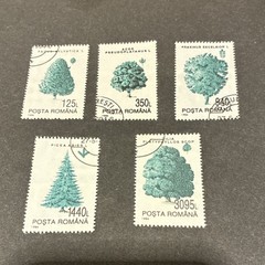 Romania 5 Sets 36 Stamps CTO Birds Animals Trees Celebrities Multi-Color