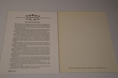 Format International Security Printers Nui-Tuvalu Royal Family Stamp Proofs