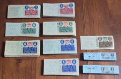 Large Lot 400+ Vintage Ohio State Sales Tax Vendor Stubs/Receipts – Sequentials
