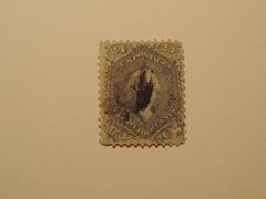 US Stamp Scott 78 1862 24c Washington, Lilac Perf 12 VF NH