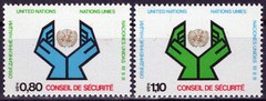 United Nations Geneva 67-68 MNH Hands Protecting UN Emblem ZAYIX 1024S0445M