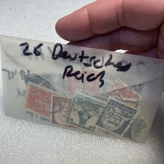26 USED/HR mixed Deutsches Reich/Germany/Bayern Stamps; 1933- 1945; $1 Ships.