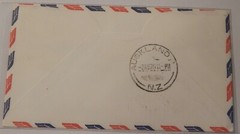 Pago Pago Samoa to Auckland New Zealand August 2 1970 first flight airmail