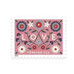 FOREVER “LOVE” 40 Stamps 2 Sheets Wedding 💜 Anniversary