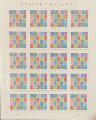 2021 Mystery Message Stamp Sheet of 20 – Forever – MNH