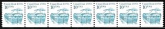 US Scott #2257d 10 Cent Canal Boat UNTAGGED ERROR PS7 #4 MNH XF CAT. $250.00