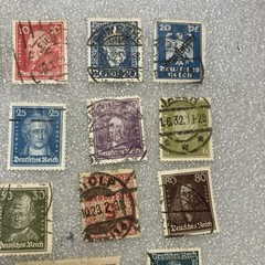 26 USED/HR mixed Deutsches Reich/Germany/Bayern Stamps; 1933- 1945; $1 Ships.