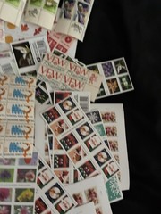 huge lot of US stamps discount postage Face Value FV $600+ xmas flowers sheets