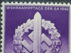 Nazi Germany 1942 WW2 Military Training Stamp Reichspfennig Rare Artifacts