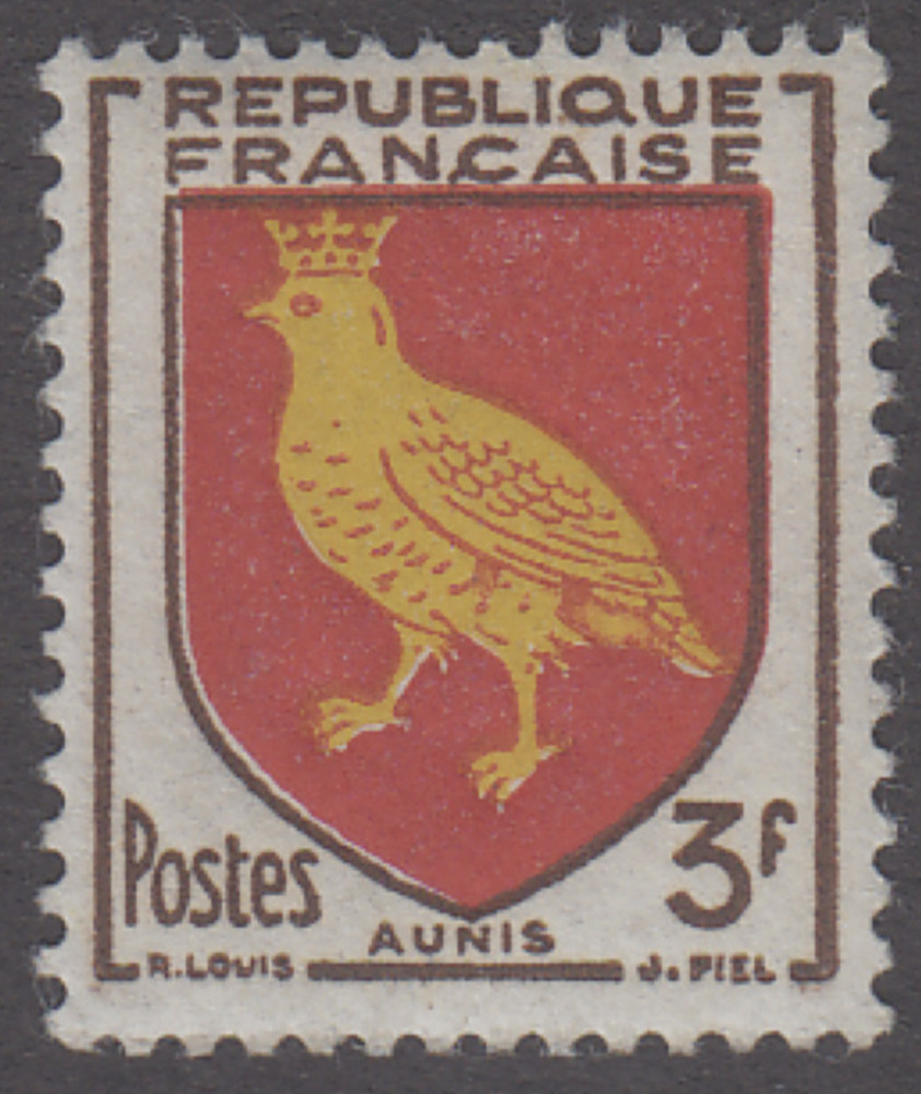France #738 Mint MNH Original Gum Never Hinged Coats of Arms Stamp Very Fine