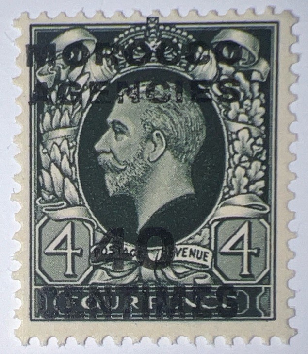 Travelstamps: 1937 Great Britain Stamps, #76 Mint NH Offices Morocco OP MOGNH