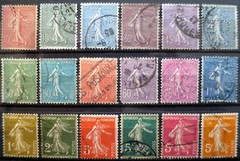 France 38 Sower stamps vintage 1905-1938 collection rarely seen at bargain price