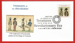 Treasures of the Revolution, COMPLETE Set of 10 Different First Day Covers
