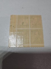 1950’s RARE! MINT unhinged Plate block Of (4) Abraham Lincoln 4 cent stamp MNH