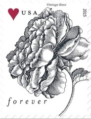 80 FOREVER STAMPS Postage 4 Sheets ❤️ Wedding ❤️ Vintage Rose