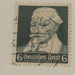 Germany Postage Stamp Set 6 12 25 Deutsches Reich Used VF Multi-Color Postmarked