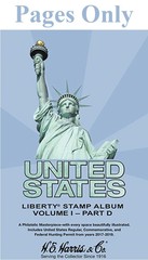 Stamp Album PAGES US Liberty 1 Vol I Part D 2017 – 2022 New By HE Harris
