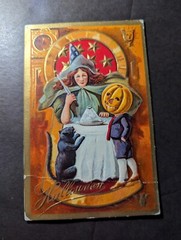 1908 USA Halloween Holiday Postcard Cover Venango to Adamma NE