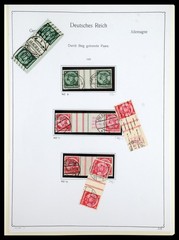 GERMANY REICH 1933-1945 MNH MH Used Combinations in 2 Albums Stamp Collection