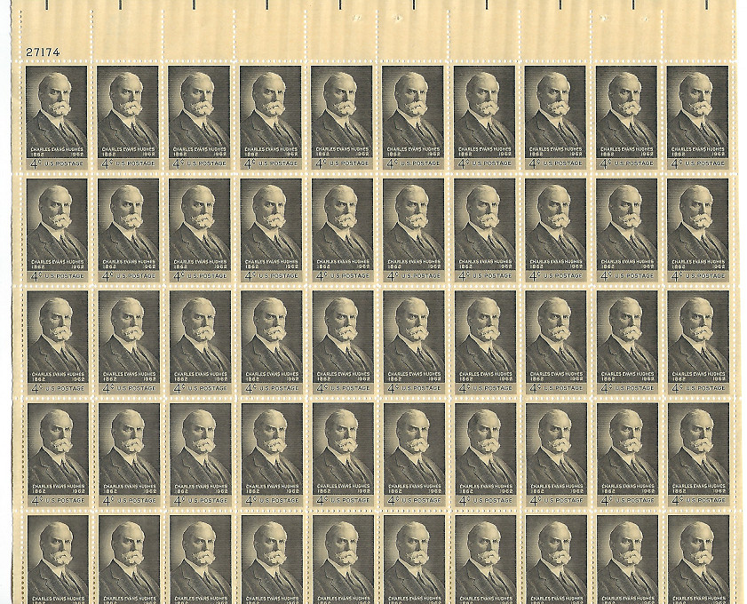 Scott #1195…4 Cent….Charles Evans Hughes…. Sheet of 50