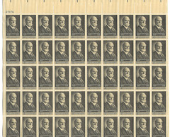 Scott #1195…4 Cent….Charles Evans Hughes…. Sheet of 50