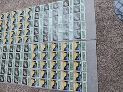 ** 100 × 2nd Second Class Stamps Unfranked Barcoded Genuine With Original Gum **