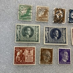 15 USED/HR Deutsches Reich/Germany Hitler Swastika Stamps; 1933- 1945; $1 Ships.
