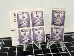 3 Cent – NATO Block / 4 stamp set + 2 stamp set – 1950s MNG