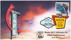 26-172, 2026, Route 66, Complete Set (8 Covers), First Day Cover, Digital Color