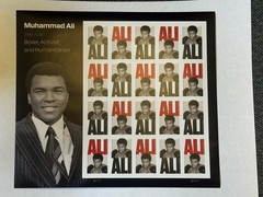 Brand New 2026 USPS MUHAMMAD ALI / No Die Cut 20 STAMP SHEET MNH 1942-2016