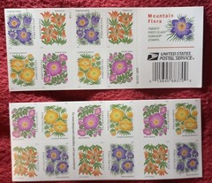 ON SALE NOW – 20 Mountain Flora First Class Forever Stamps Wedding Booklet