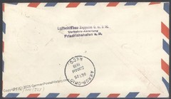 Germany 1933 Zeppelin Si238 2RM Chicago Century of Progress Akron Cover 103445