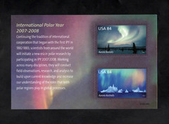 #4123 – MNH – 2007 INTERNATIONAL POLAR YEAR – Souvenir Sheet