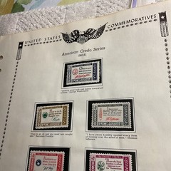 U.S.-(-1960-)-HISTORICAL EVENTS-lot Of 14-Stamps-ON ALBUM PAGE-USED-#30