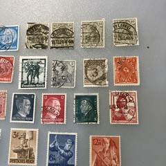 22 (USED/few MLH) Vintage Deutsches Reich/Germany Stamps; 1933- 1945; $1 Ships.