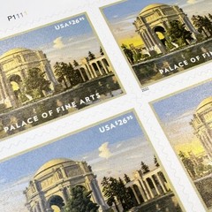 Scott 5667 Palace of Fine Arts $26.95 Pane of 4 MNH 2022 Priority Mail Express