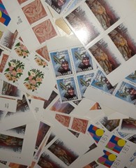 Two (2) New Booklet Panes of THE SIMPSONS 44¢ US Postage Stamps, USA # 4399-4403